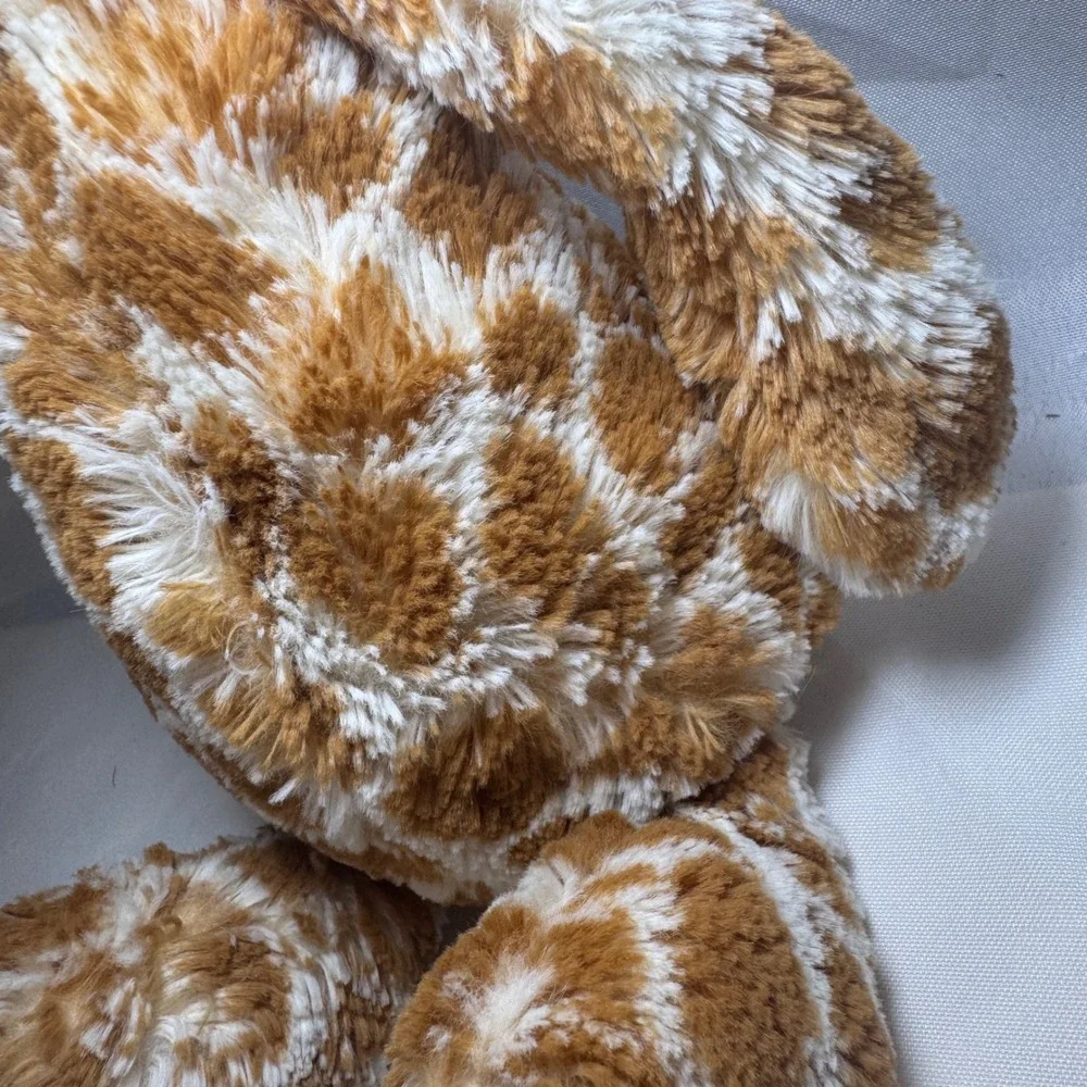 Jellycat London Bashful Giraffe Spotted Plush Stuffed Animal Brown Cream 12 inch